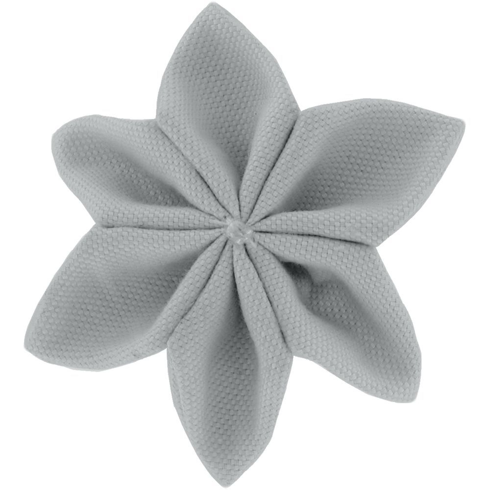 Barrette Fleur Étoile 4 Gris
