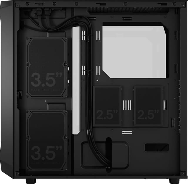 Fractal Focus 2 sort TG Clear Tint computerkabinet