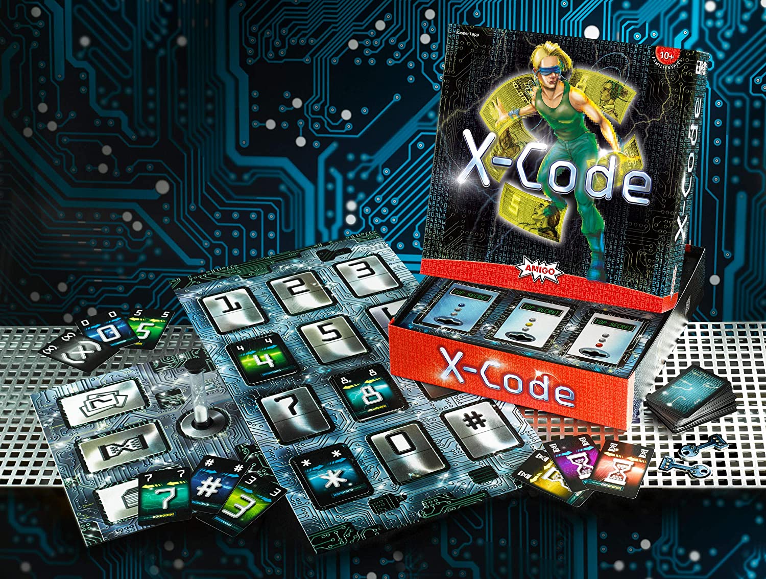 Amigo 01852 - Brettspiel - X-Code Gesellschaftsspiel