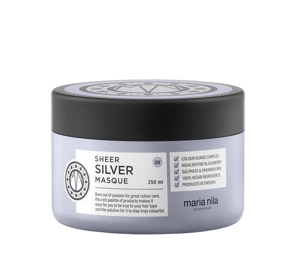 MARIA NILA Sheer Silver Masque