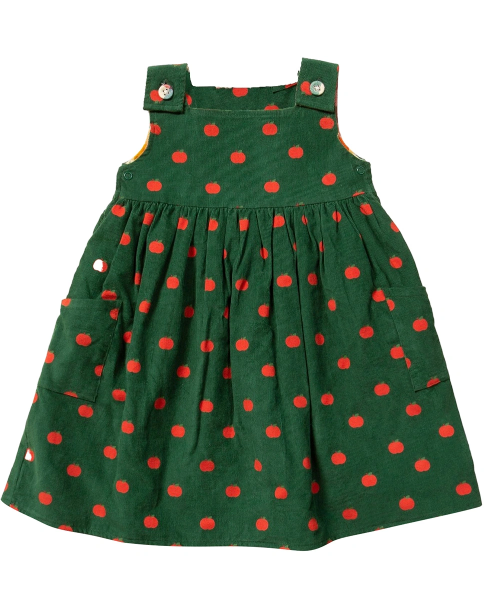 Cord-Kleid APPLE in green