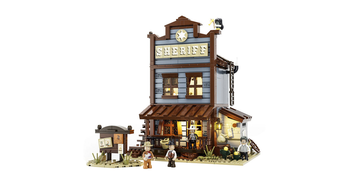 LumibricksThe Old West - Sheriff's Office Constructiespeelgoed  (F9026V2.0)
