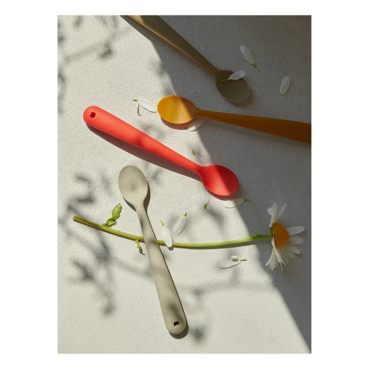 Liewood Cuillères Siv en silicone - Set de 4 | Rouge