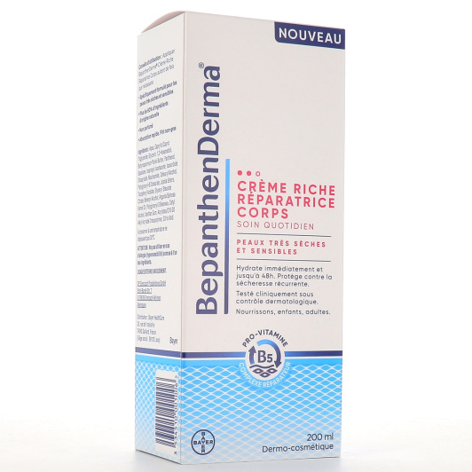 BepanthenDerma Crème Riche Réparatrice Corps