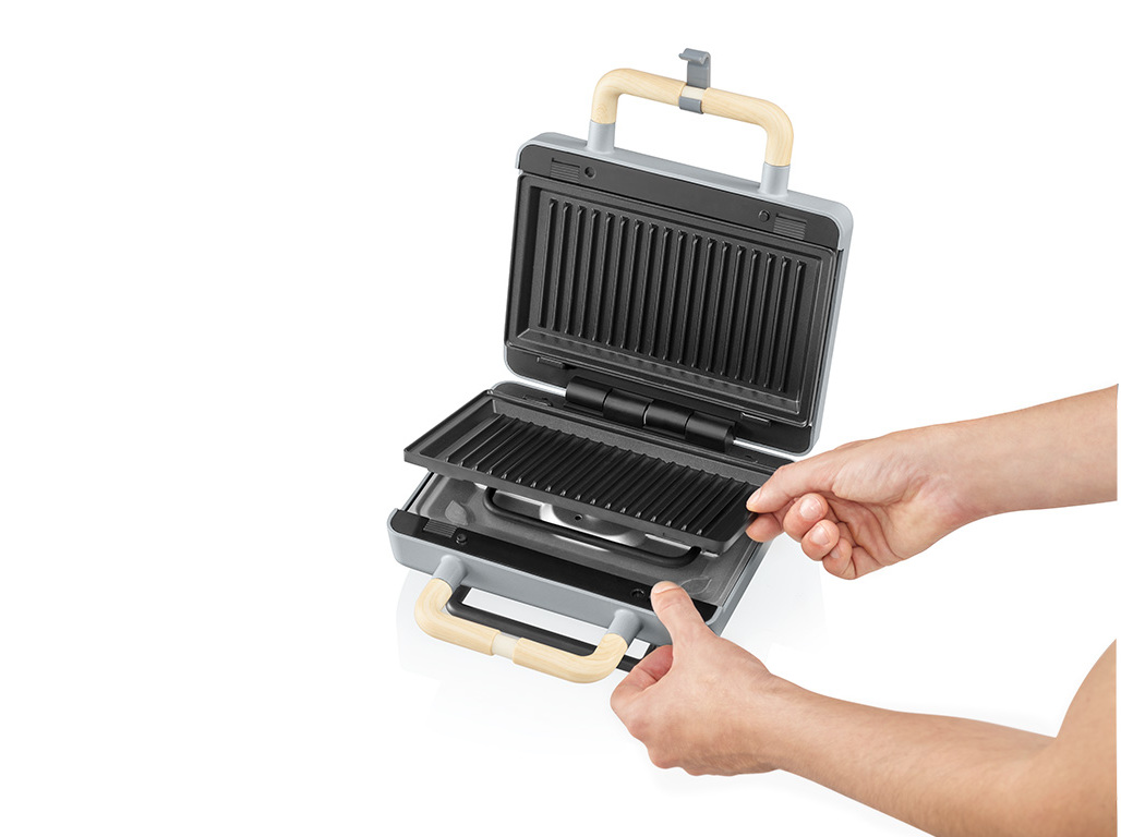 SANDWICHEIRA GRILL FLAMA 4962FL STONE GRAY 800W