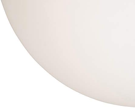 Qazqa - Modern Skandinavische Hängelampe I Pendellampe I Pendelleuchte Opalglas 50cm - Ball 50 I Wohnzimmer I Schlafzimmer - Rund I Kugel I Kugelförmig - LED geeignet E27