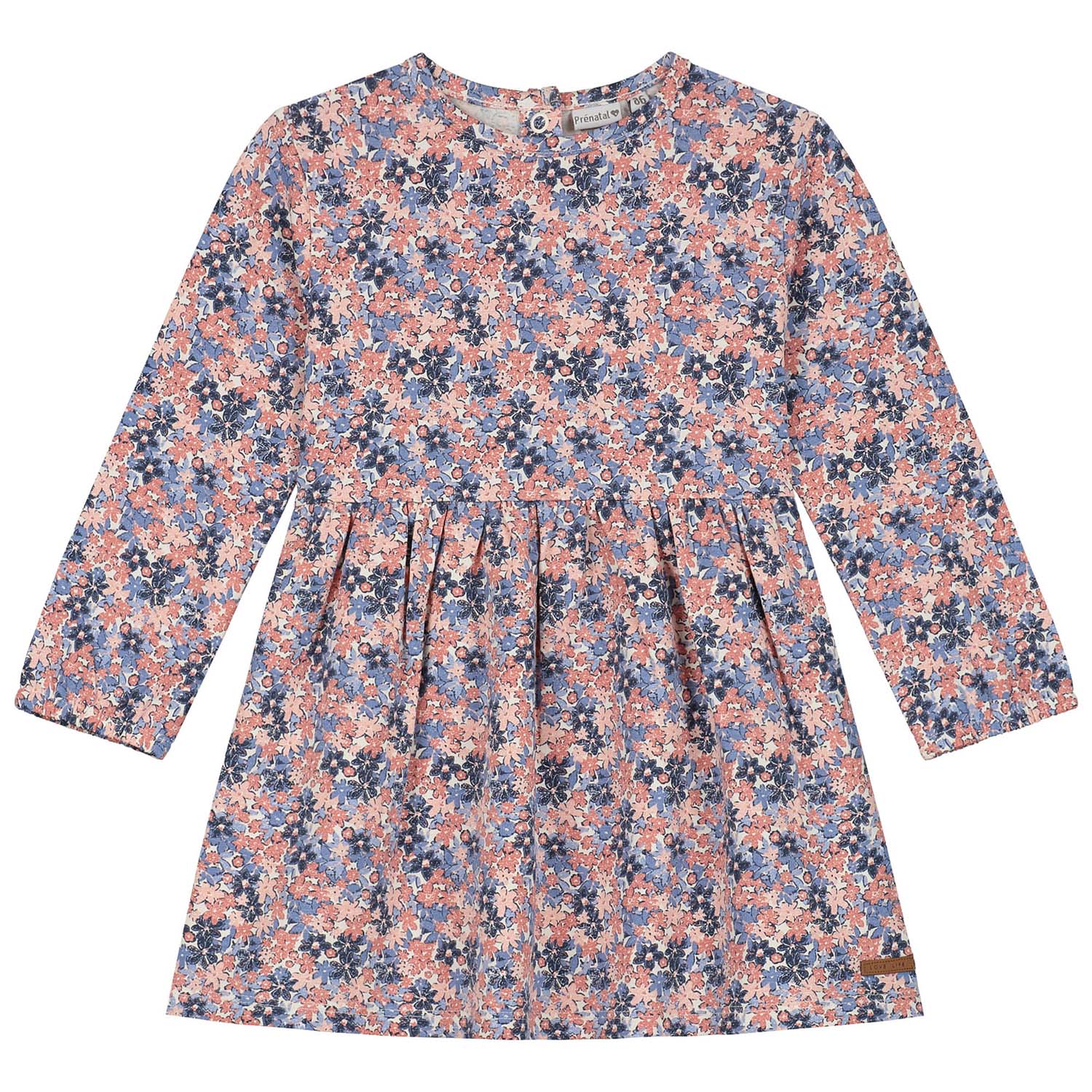 Prénatal baby jurk lange mouwen all over print multi