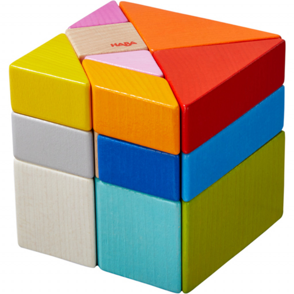 Jeu d’assemblage en 3D Cube Tangram