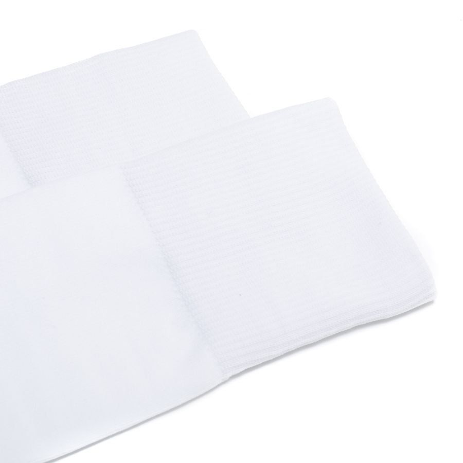 Unisport Chaussettes de Football Jambière - Blanc