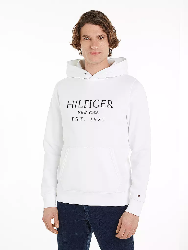 TOMMY HILFIGER Kapuzensweater - Hoodie weiss