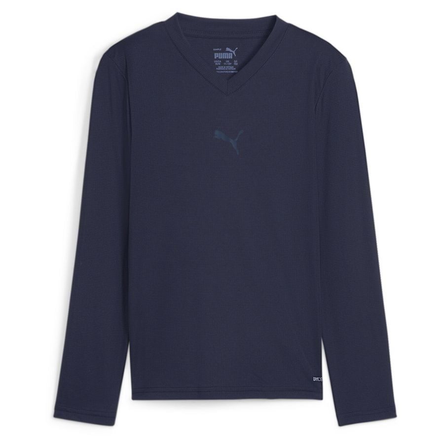 PUMA Baselayer teamGOAL - Bleu Marine/Persian Blue Enfant