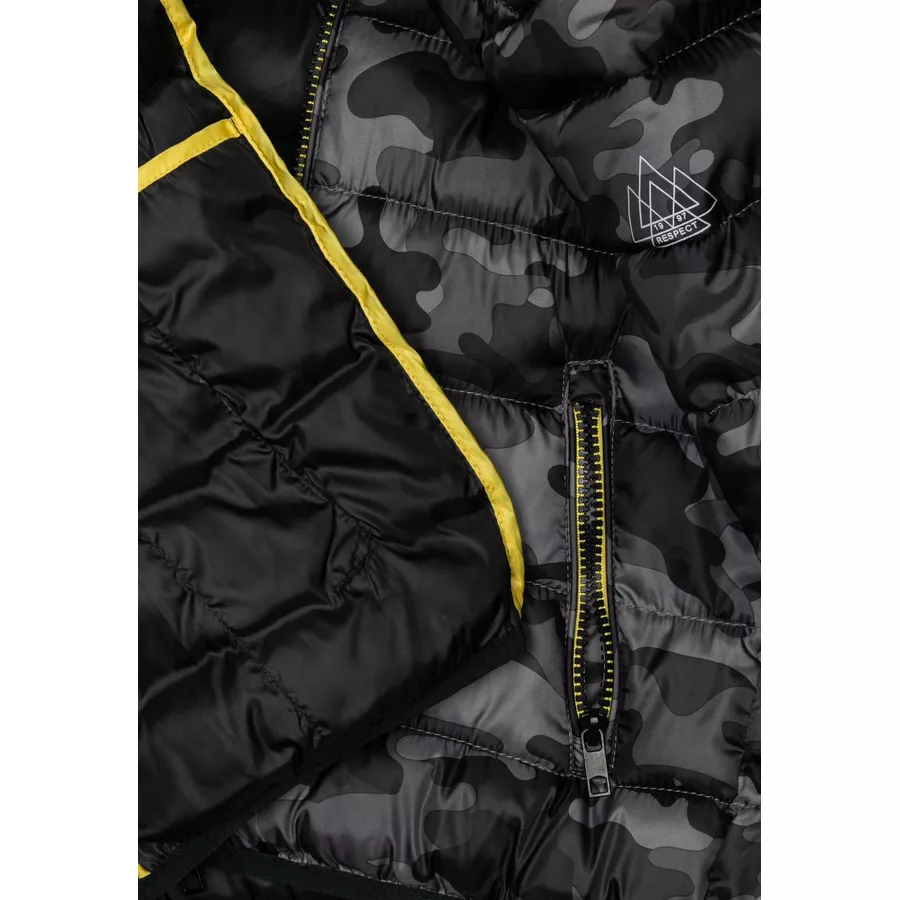 MINOTI Steppjacke mit Kapuze Schwarz