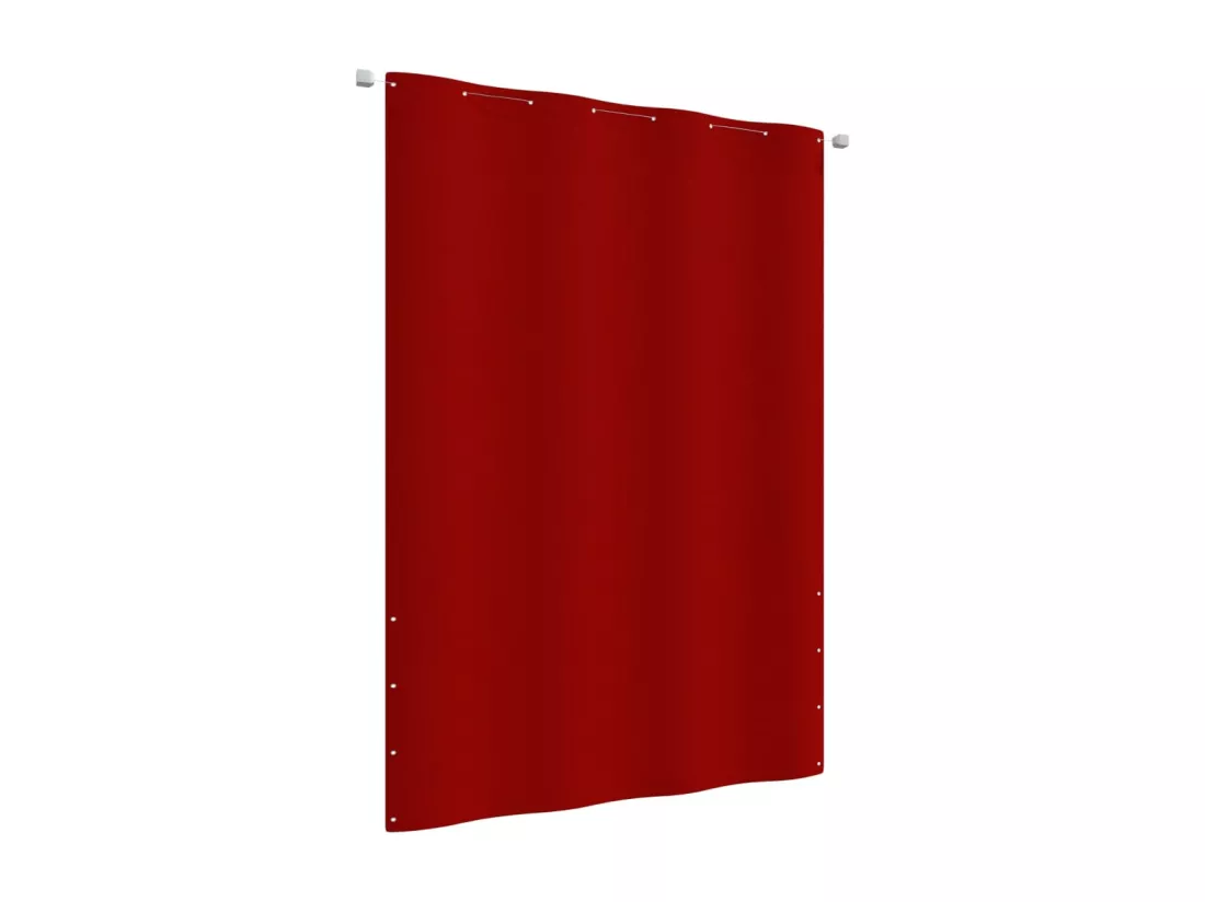 Écran de balcon Rouge 160x240 cm Tissu Oxford