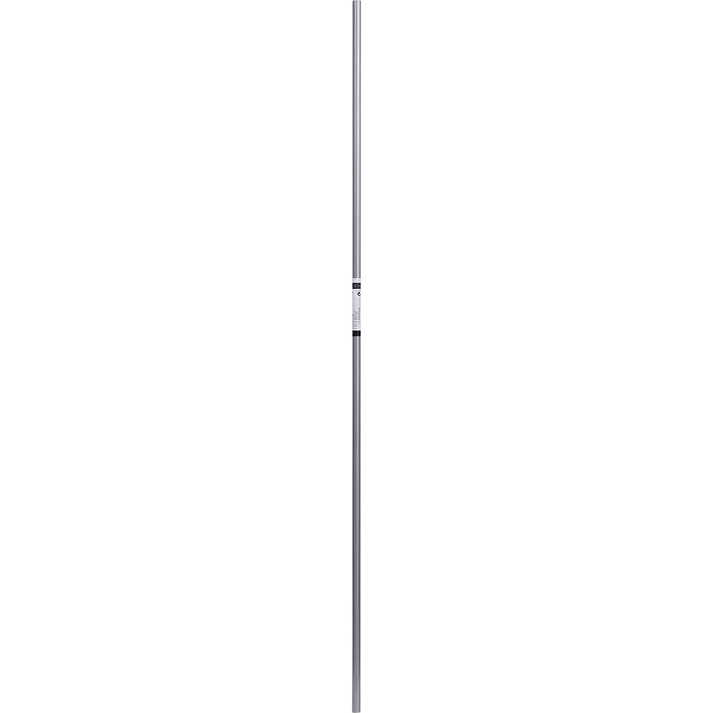 Barre tringle à rideau en métal argentée 1.5m