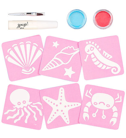 Souza Tattoo-Set - Glitter - Meerjungfrau