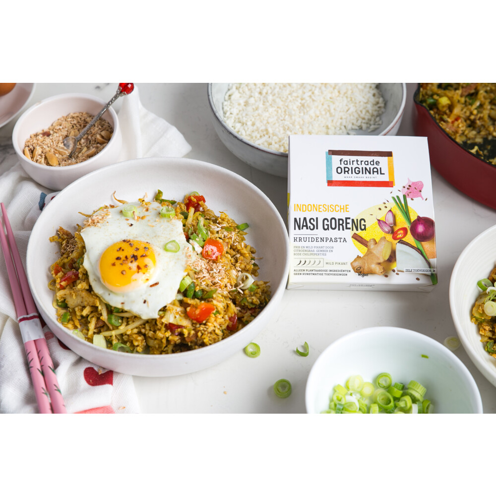3x Fairtrade Original Boemboe Nasi Goreng75 gr