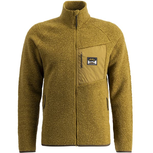 Veste polaire randonnée LUNDHAGS FLOK WOOL MS OLIVE