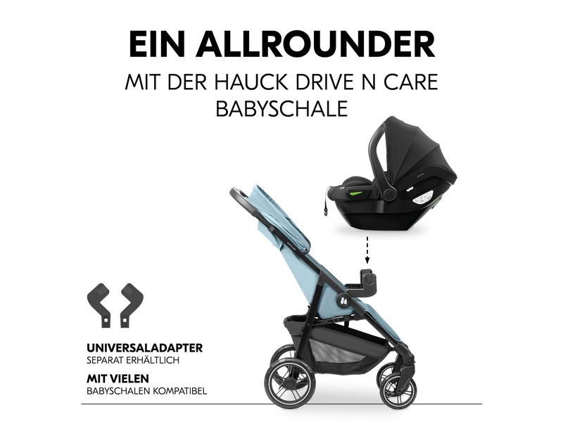 Hauck Buggy Shop N Care Dusty Blue Kinderwagen für die Stadt