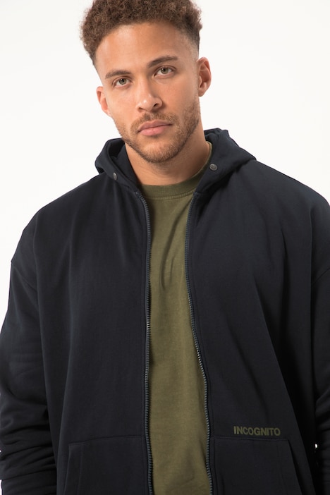 STHUGE Hoodie-Jacke, Fleece, Kapuze, Prints, bis 8 XL