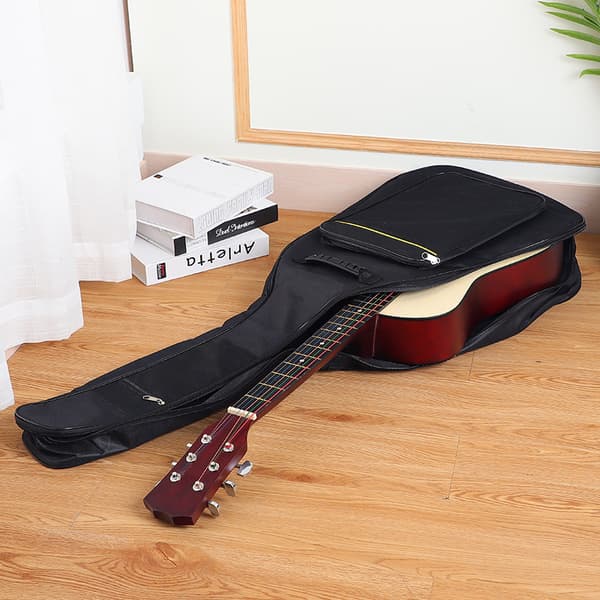 INF 41 tommers akustisk gitarbag - polstret gigbag med ryggsekkstropper