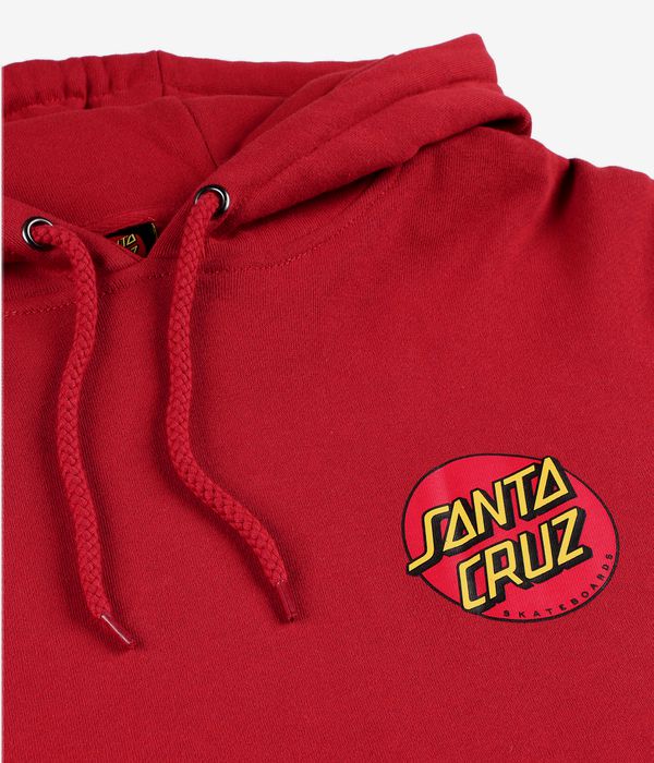 Santa Cruz Classic Dot Chest Hoodie (dark rust)