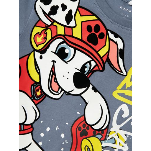 Name It Nord Pawpatrol Bluse, Flint Stone, 98 cm