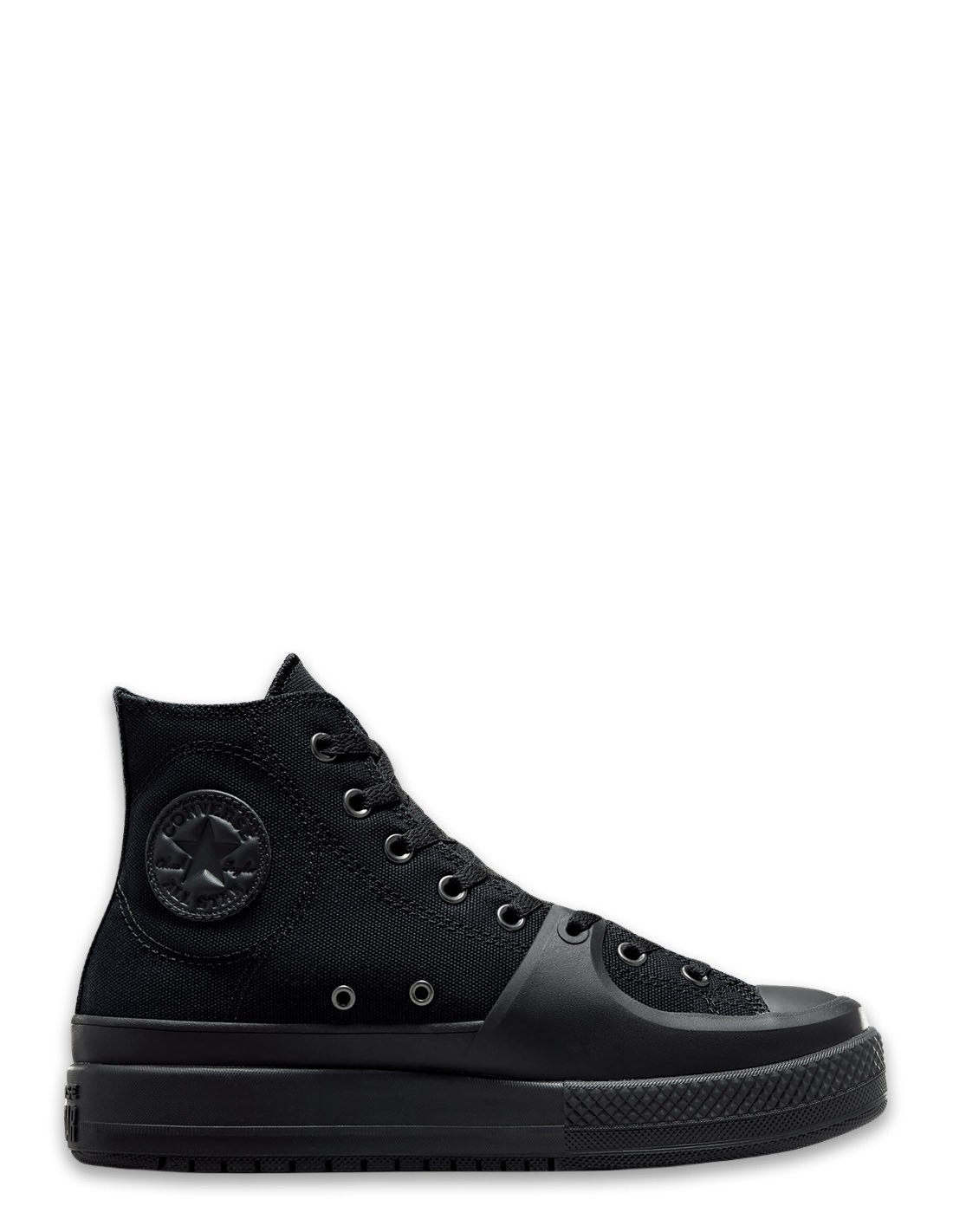 converse Sneakers Montantes Femme Ctas Construct Hi Black/Black/Black