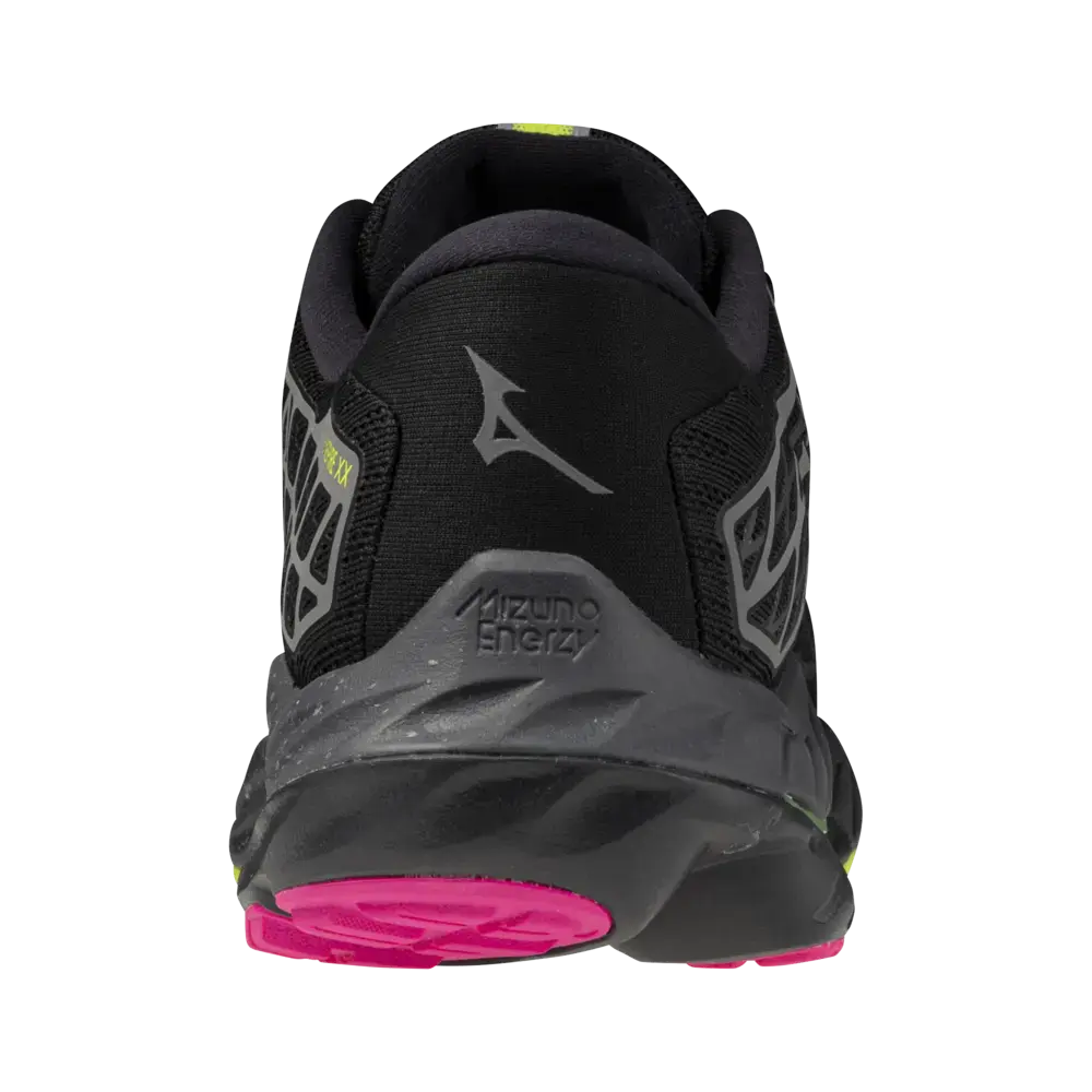 Mizuno Wave Inspire 20 Hardloopschoenen Zwart/Zilver/Groen Heren