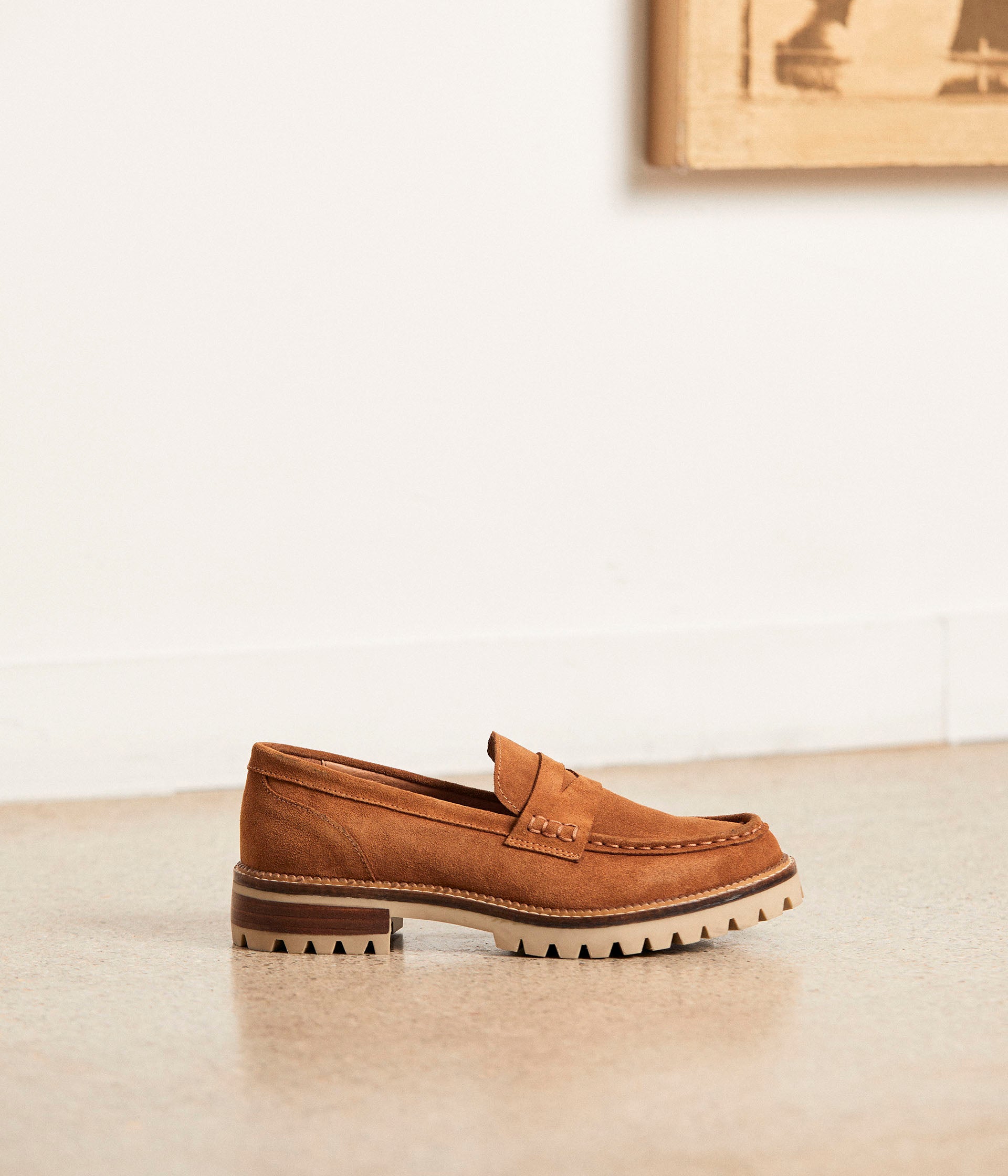 Mocassins cuir velours Cyndel