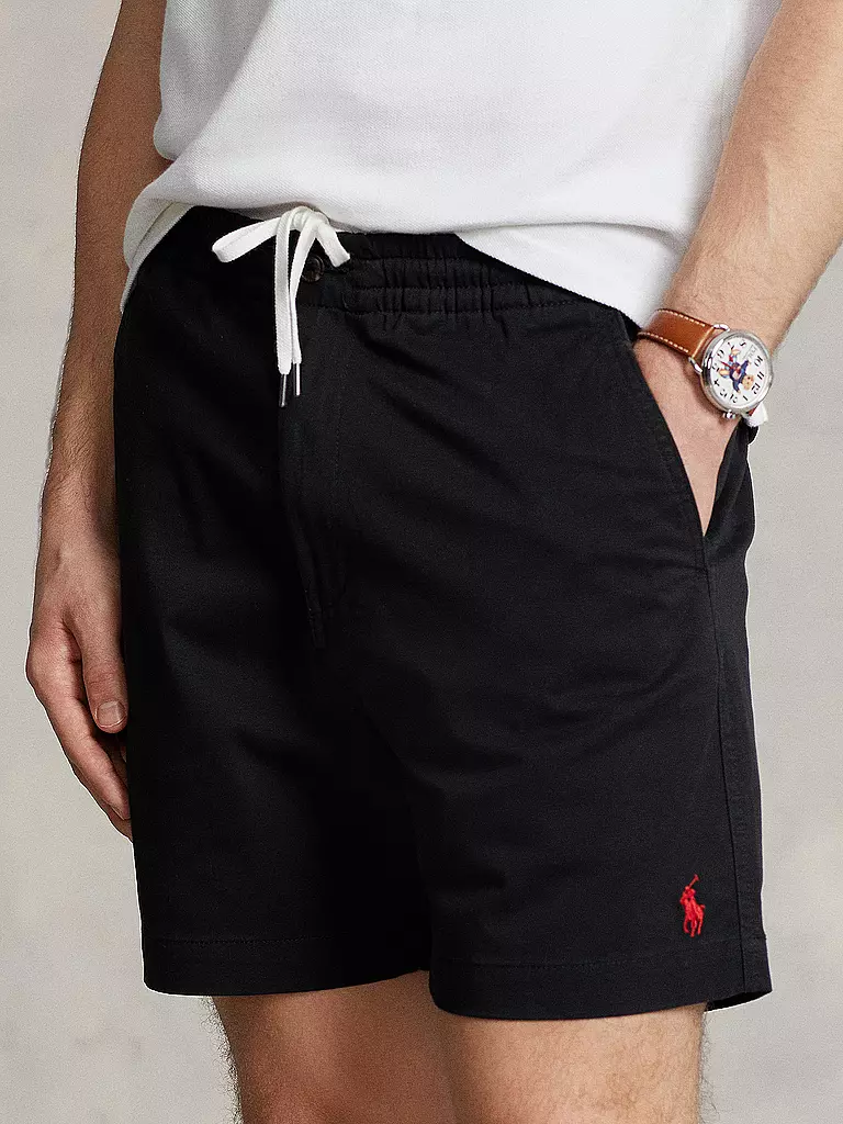 POLO RALPH LAUREN Shorts Classic Fit PREPSTER schwarz