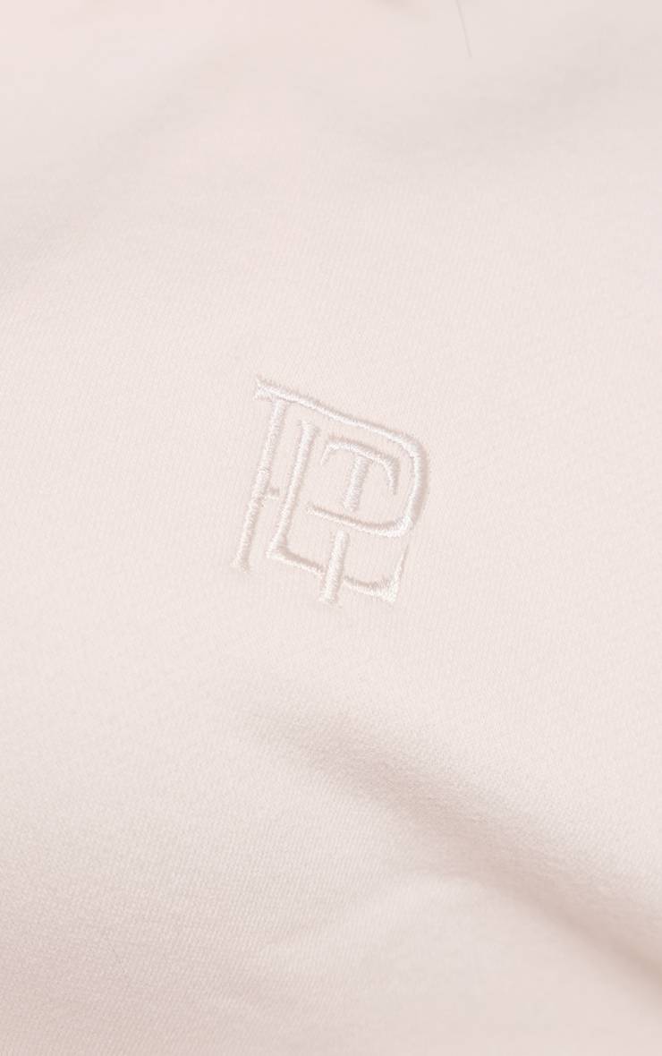 Crème Sweat Polo Petite Prettylittlething