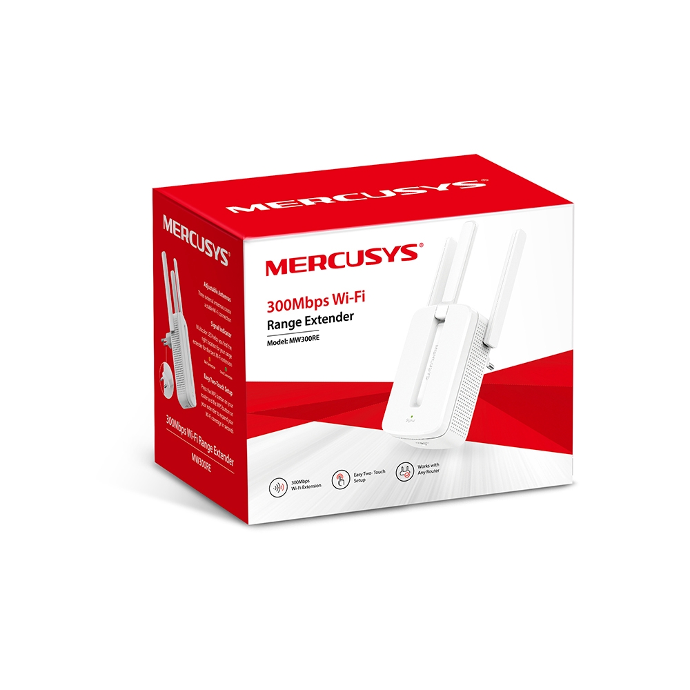 RANGE EXTENDER MERCUSYS N300 MW300RE 300MBPS