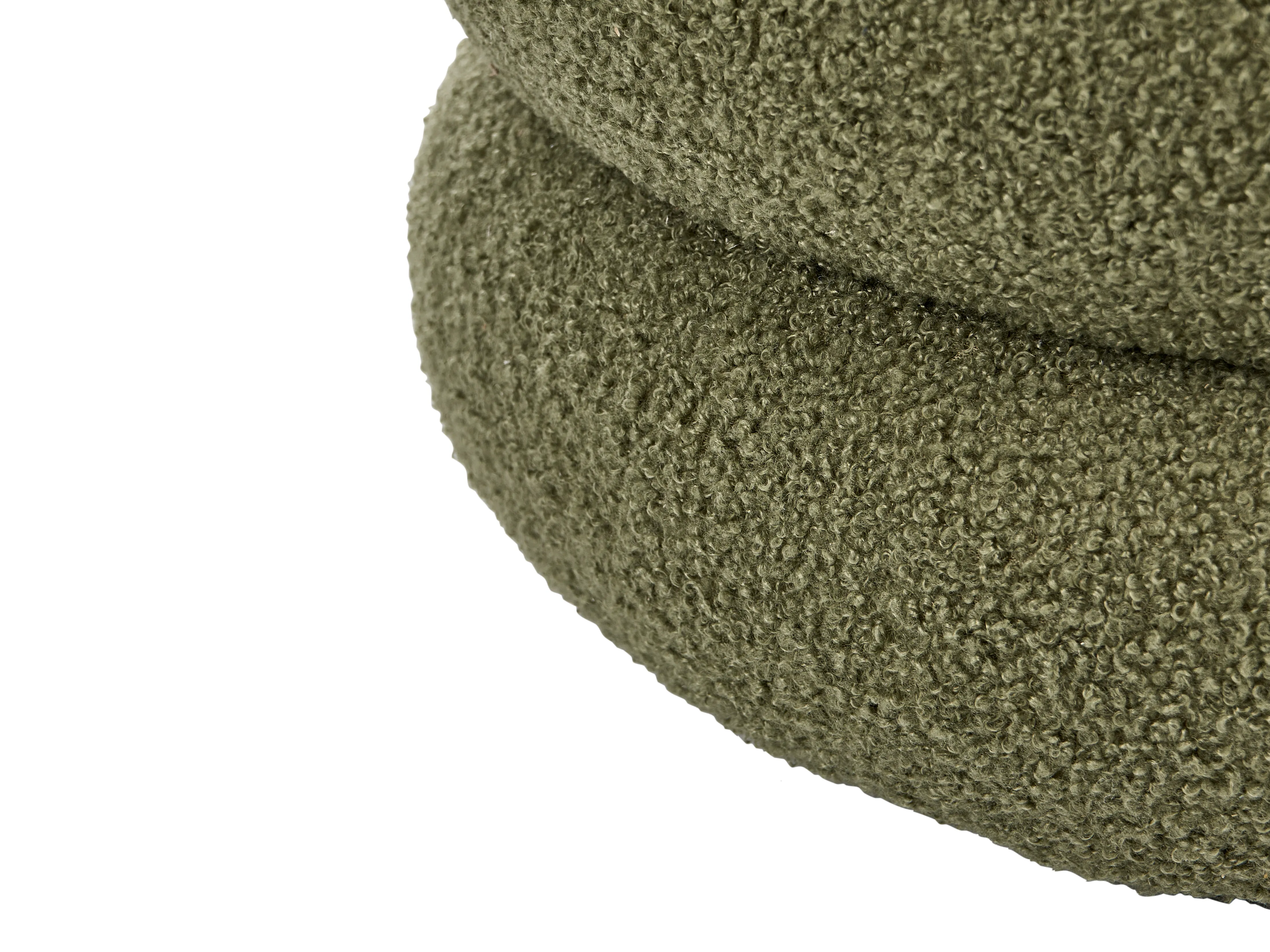 Poef SUMPTER Bouclé Groen