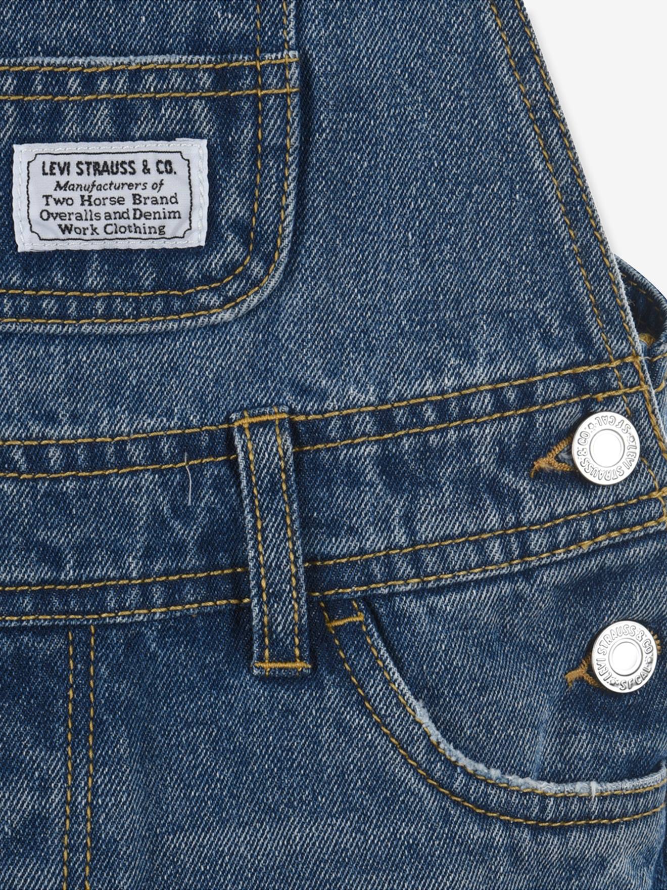 jardineira azul Levi's