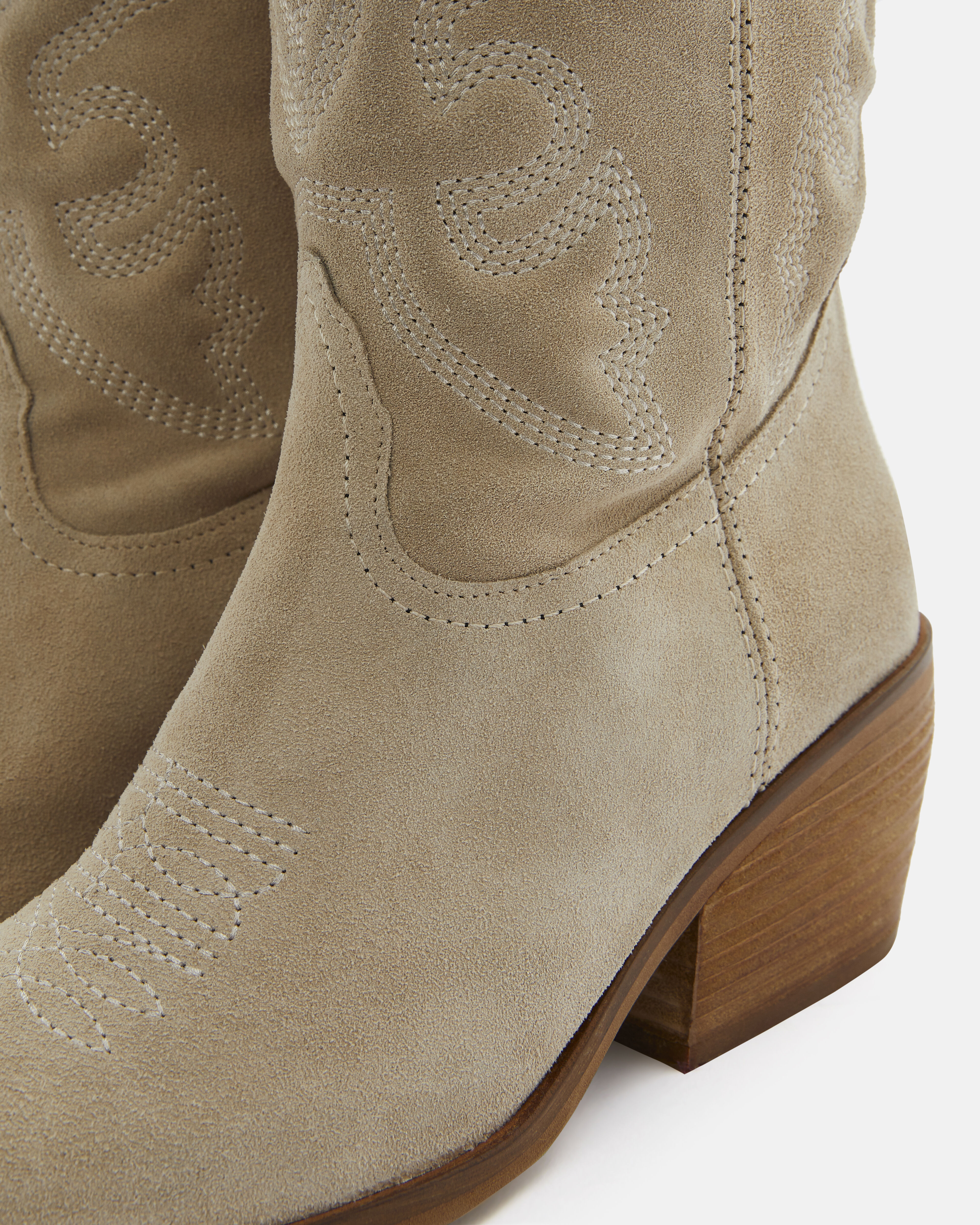 BOOTS WESTERN LYREI Ecru