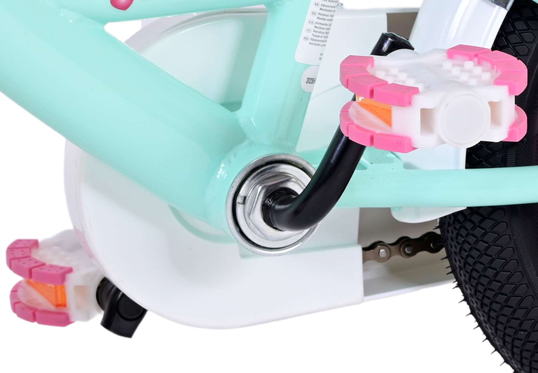 Kinderfahrrad Ashley für Mädchen 12 Zoll Kinderrad in Grün