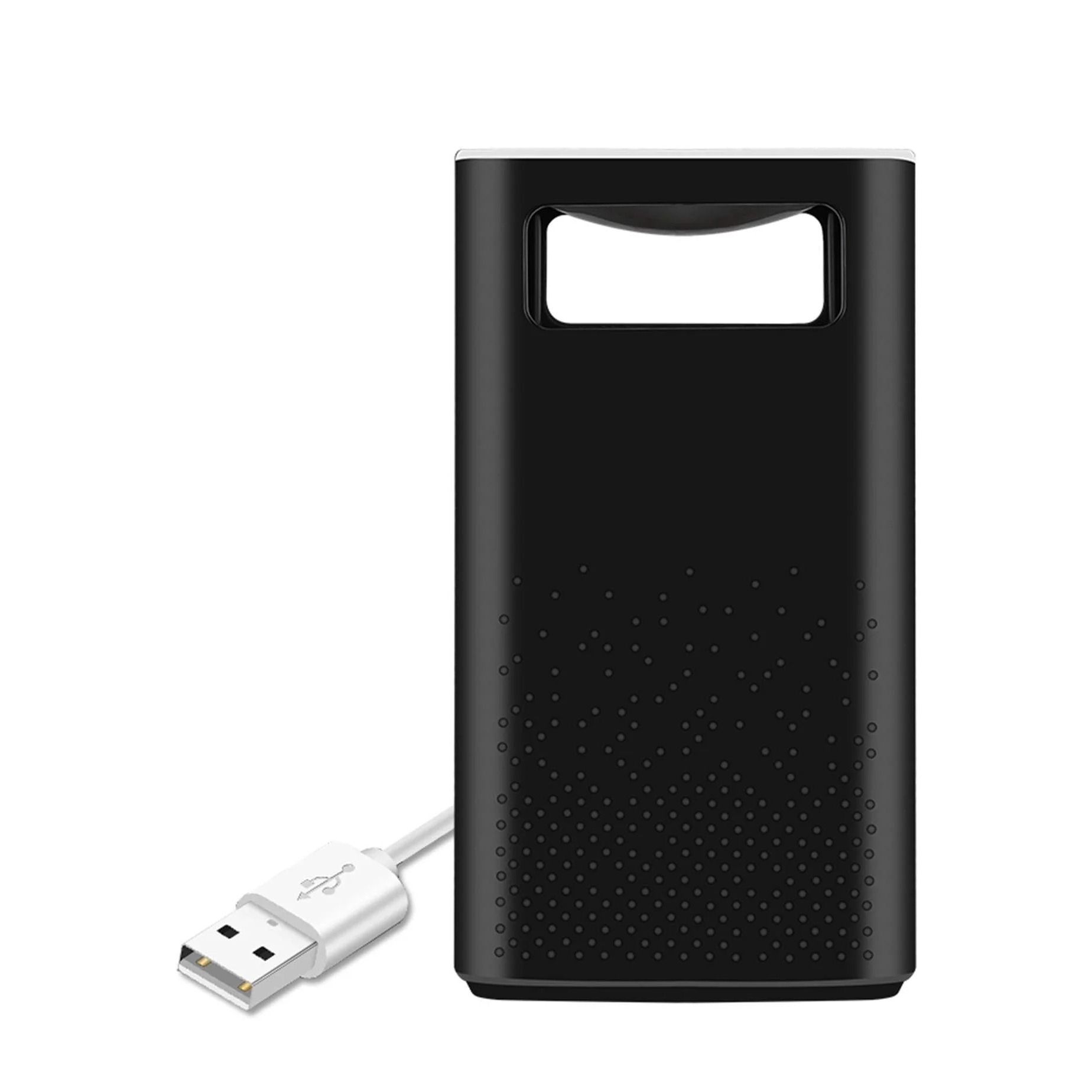 (18x10cm) Elektrische USB Photokatalyse Anti Mücken Insekten Lampe Moskito Falle - Schwarz