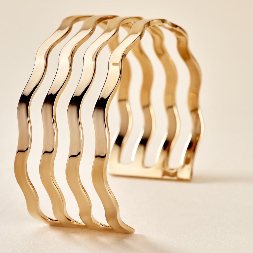 Bracelet Jonc Sidwellae Plaqué Or Jaune
