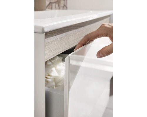 Wastafelmeubel Miami Vice wit 60 x 52 x 39,5 cm
