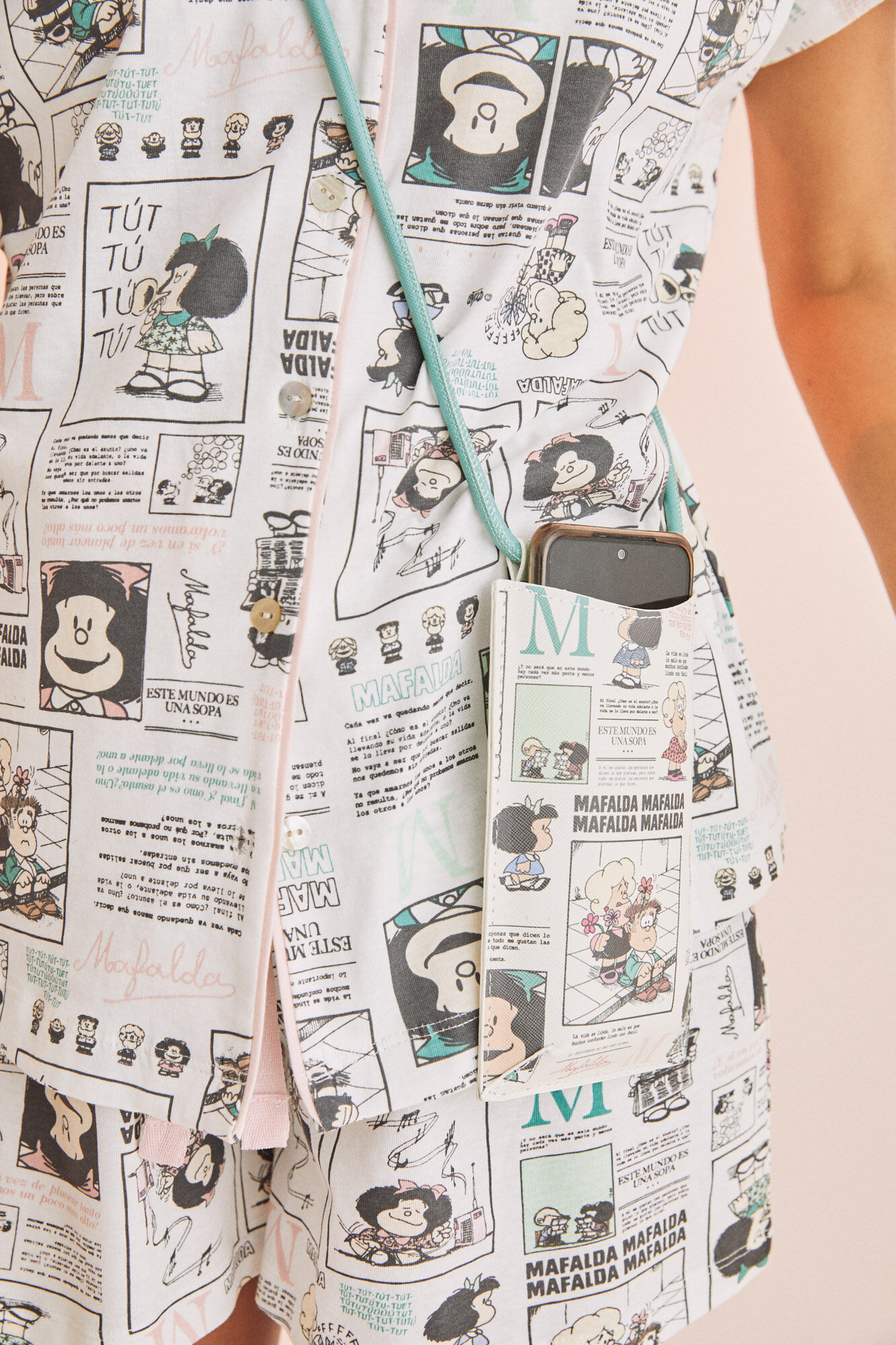 Coldre móvel Mafalda - estampado