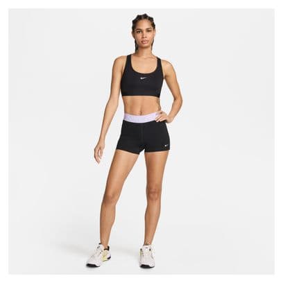 Short Nike Pro 8 cm Noir Blanc Femme