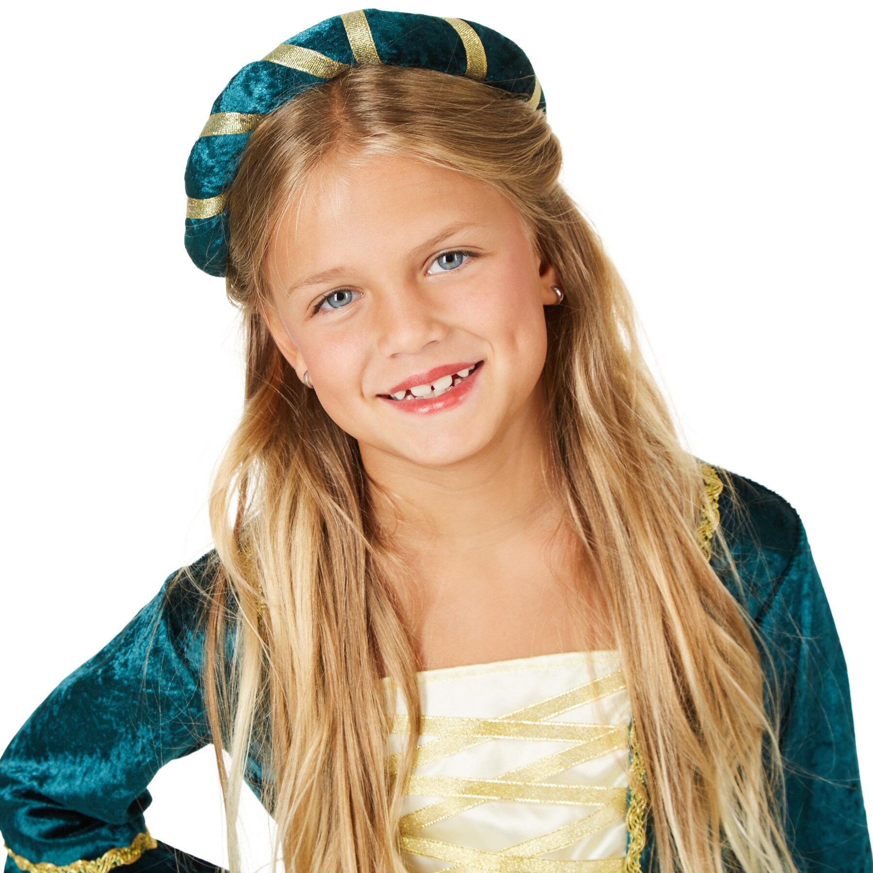 tectake® Mädchenkostüm Burgprinzessin