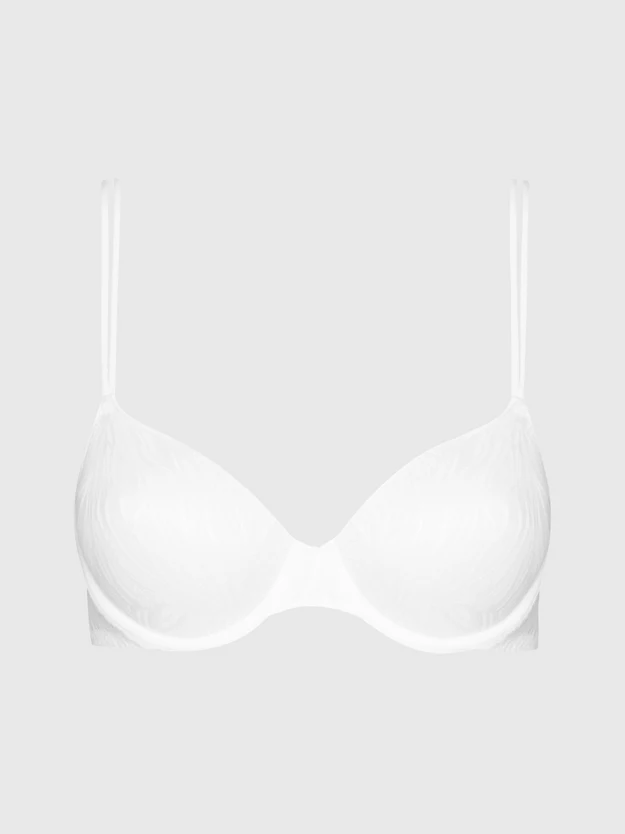 Sutiã camiseta Demi - Marquisette transparente