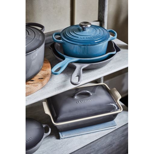 Le Creuset Signature Collection Støbejerns Stegepande, Flint, Ø23 cm
