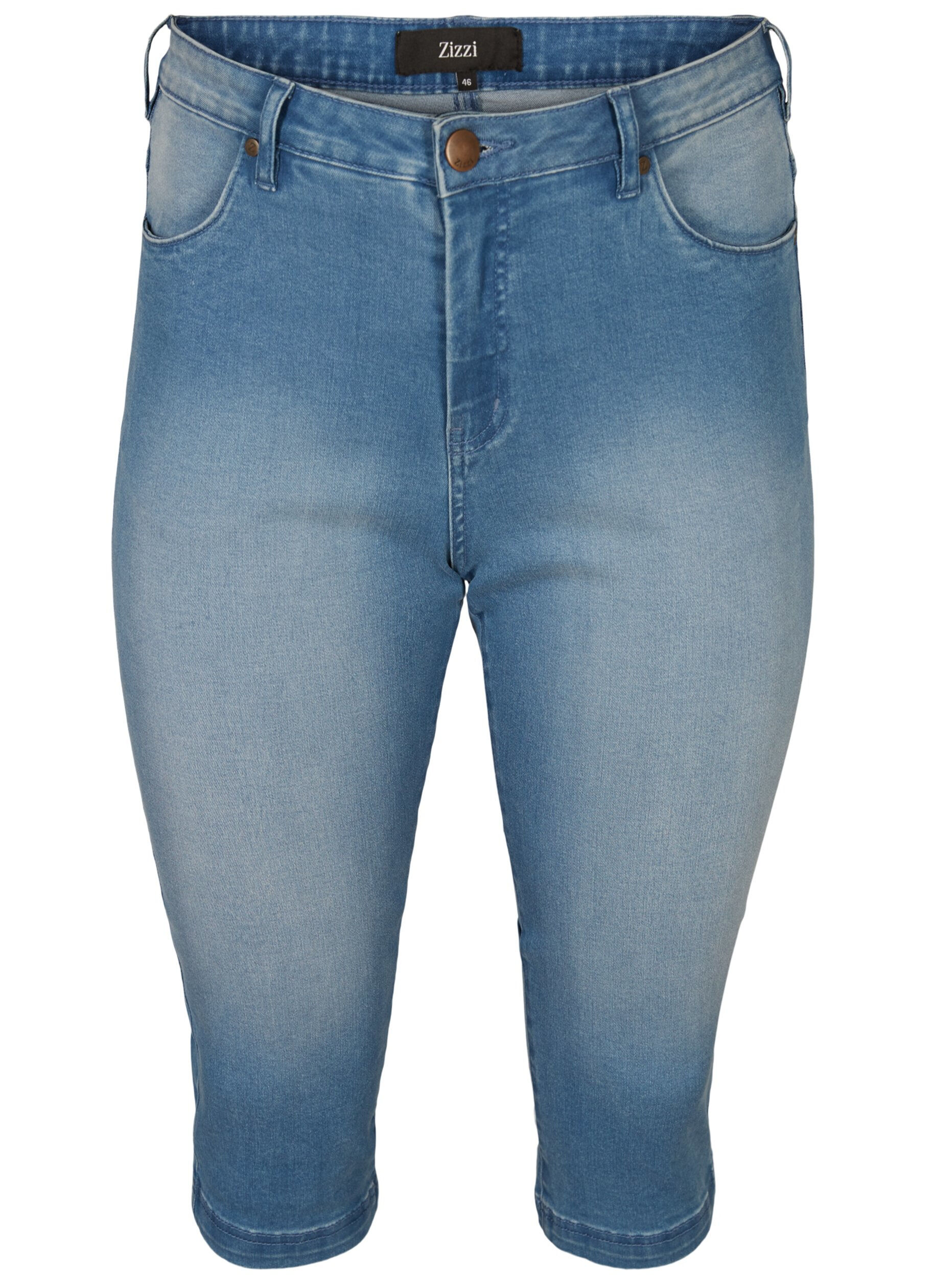 Højtaljede Amy capri jeans med super slim fit