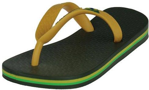 Ipanema Classic Brasil teenslippers geel Zwart Rubber 27 28