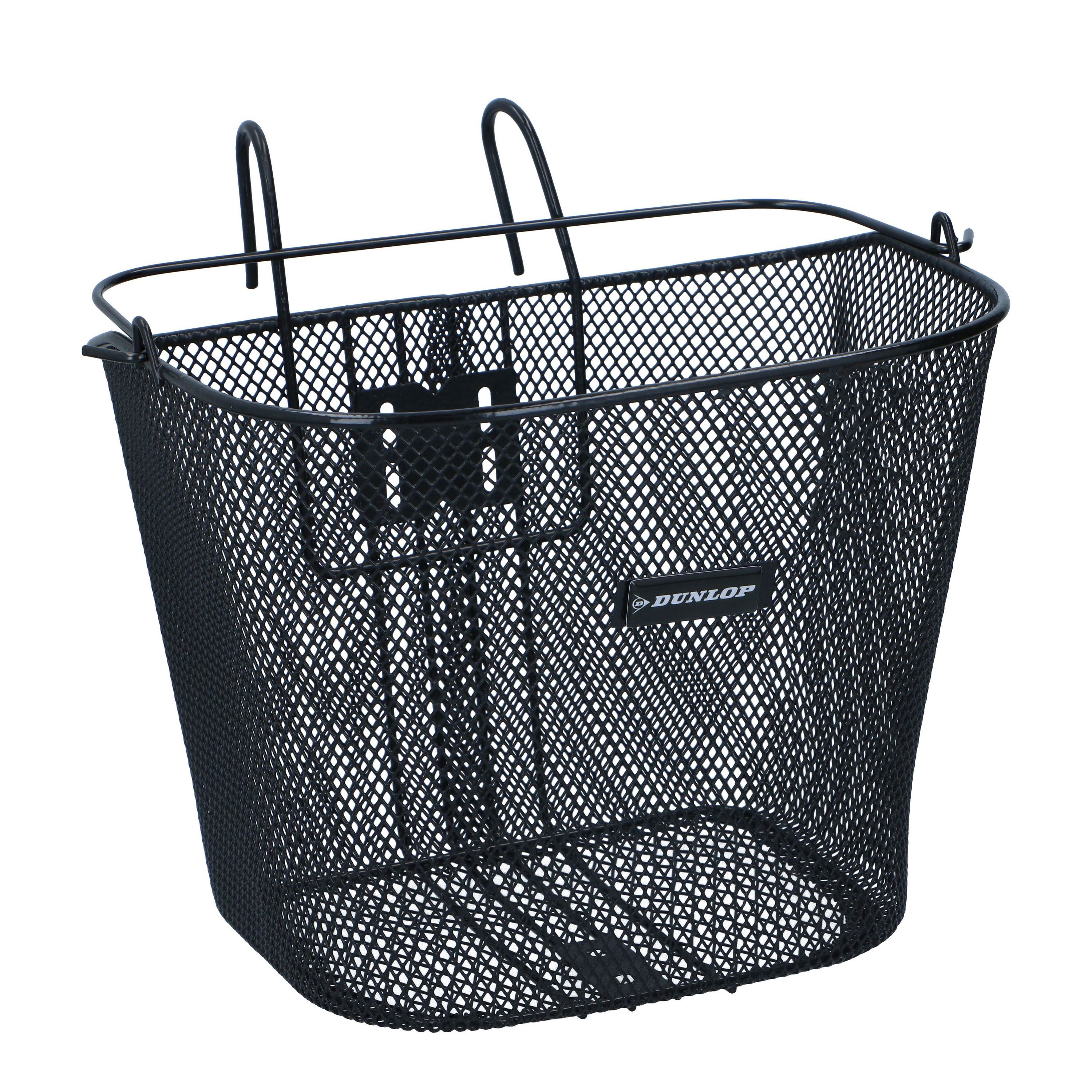 Velokorb vorne mit Tragegriff 34 x 25 cm schwarz