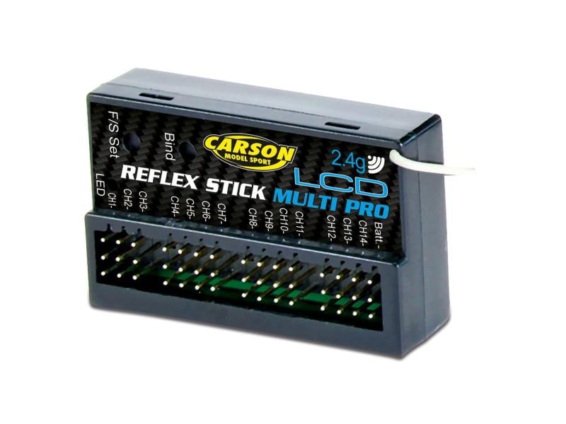 Carson Empfänger Reflex Stick Multi Pro LCD 14-Kanal 14-Kanal Empfänger zu Carson Reflex Stick Multi Pro LCD Sender