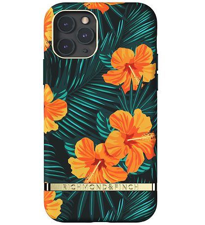Richmond & Finch Etui - iPhone 11 Pro - Orange Hibiskus