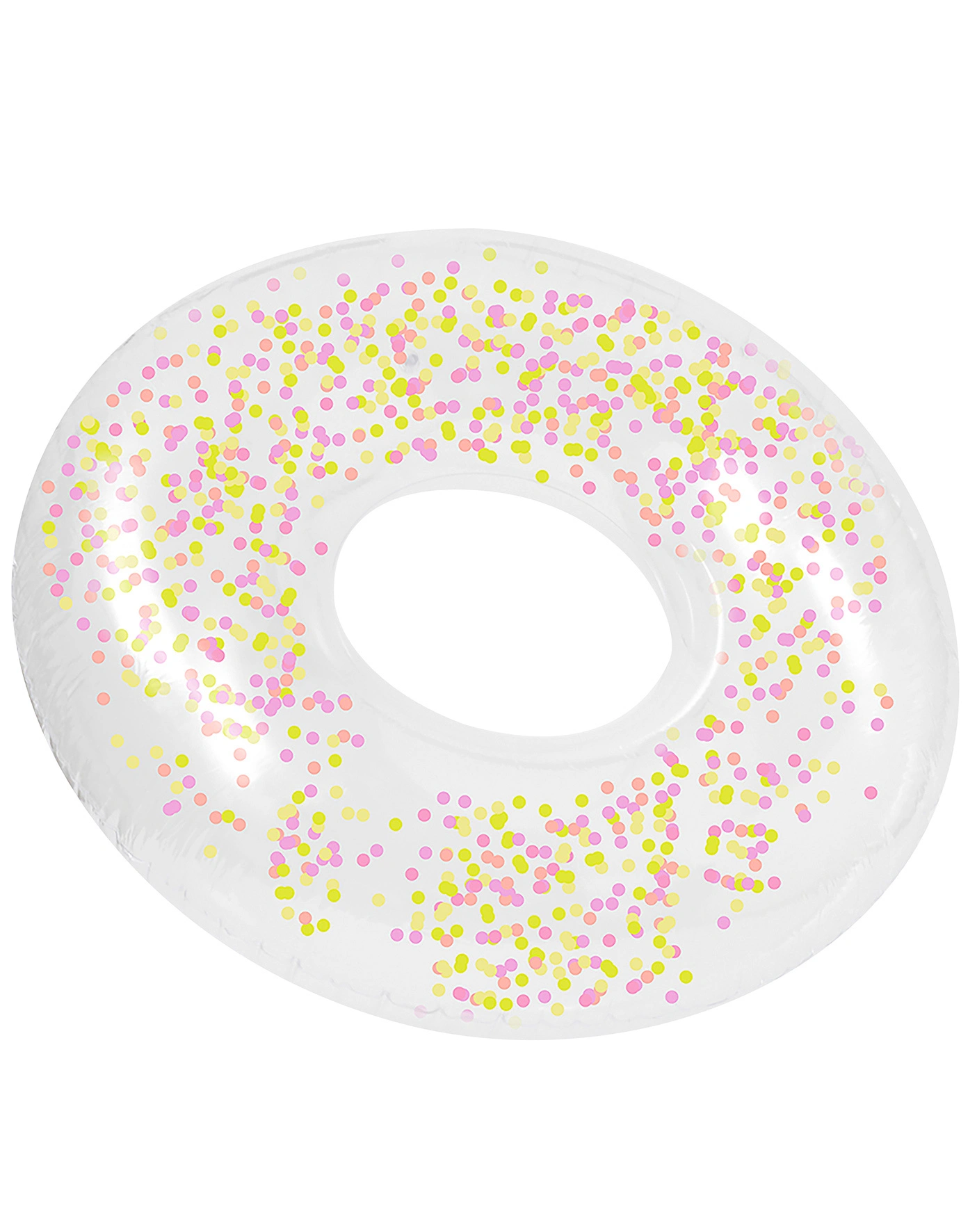 Schwimmring CONFETTI (Ø110 cm) in transparent